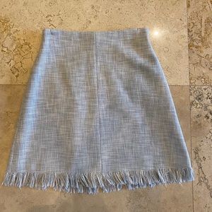 COPY - Light grey twill Rebecca Taylor skirt